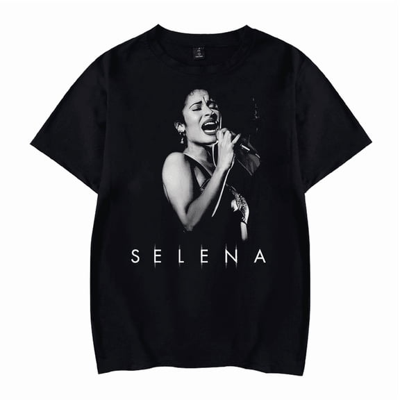 Selenas Shirt Fashion Print Quintanillas Tshirt Summer Short Sleeves For Women Men