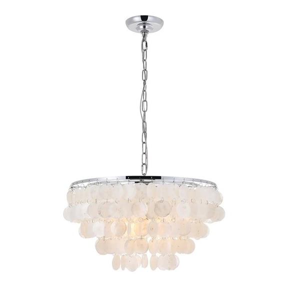 Selene 4 light Chrome Pendant