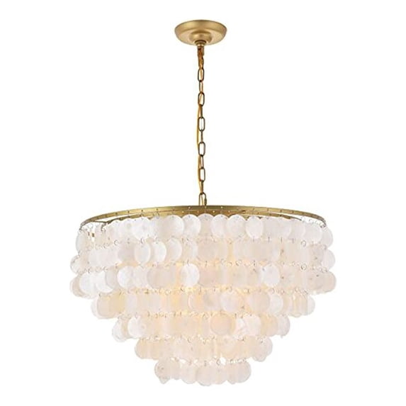 Selene 6 light Brass Pendant