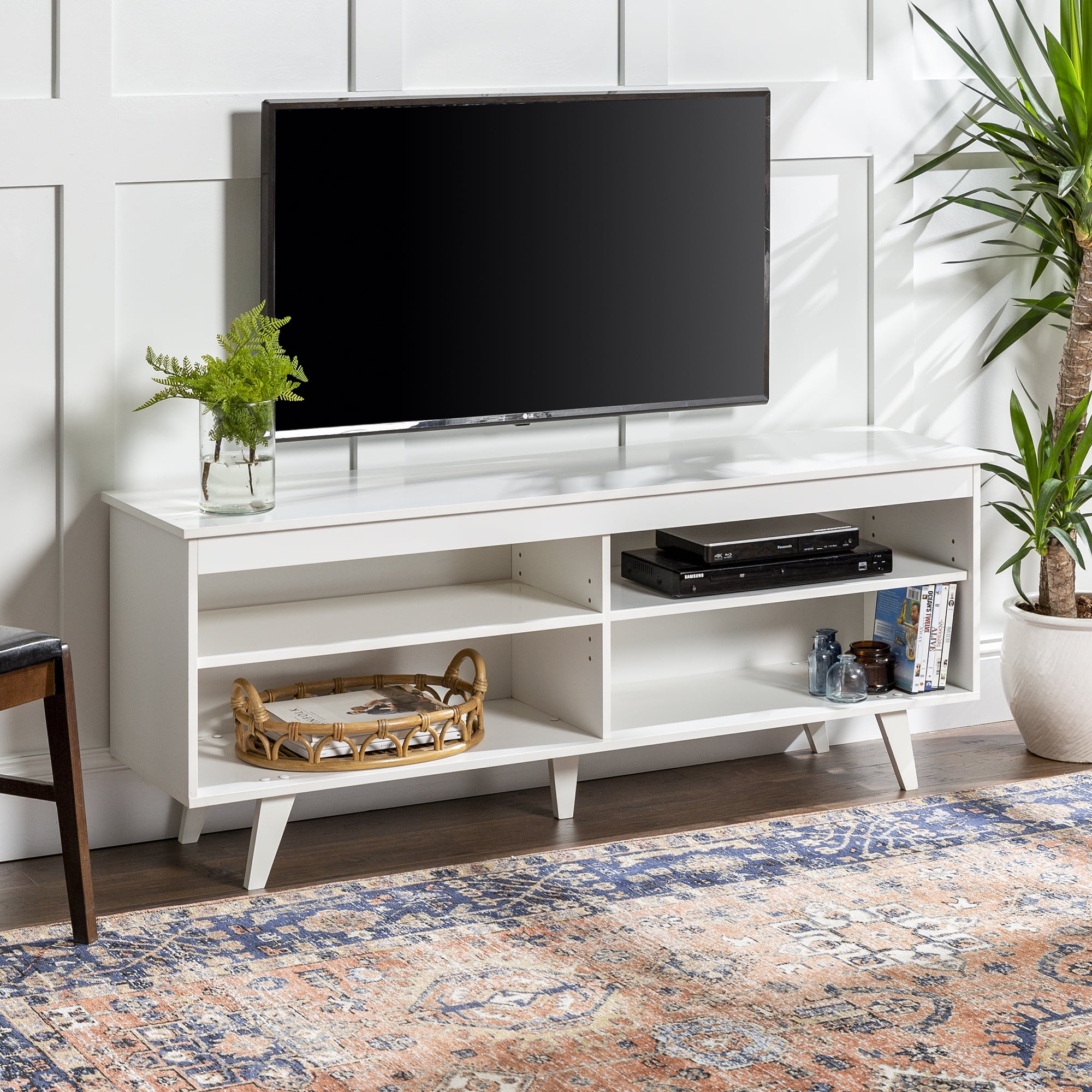 Selene Leg TV Stand - Mid-Century Modern - Fits TVs up to 64