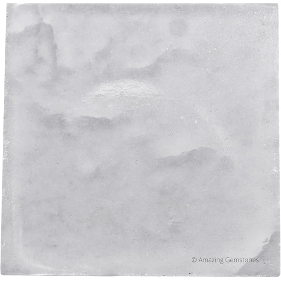 Selenite Crystal Charging Plate For Crystals And Healing Stones - Square (3 Inch)