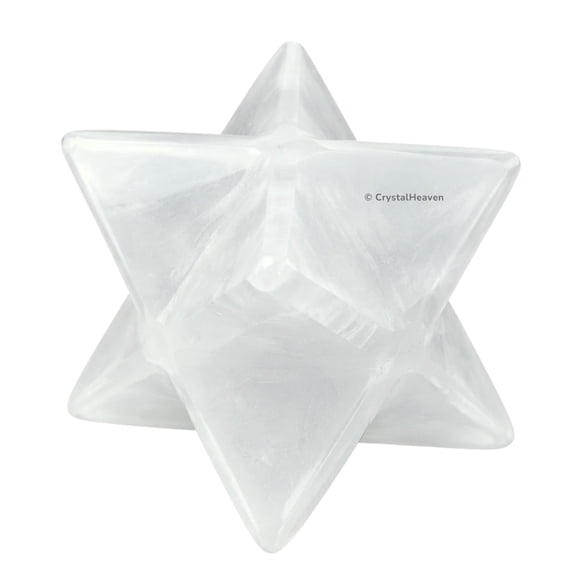 Selenite Crystal Merkaba Star (1.5" Inches)