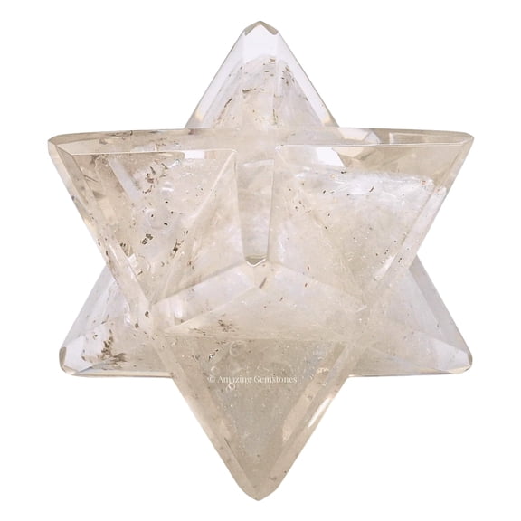 Selenite Crystal Orgone Large Merkaba