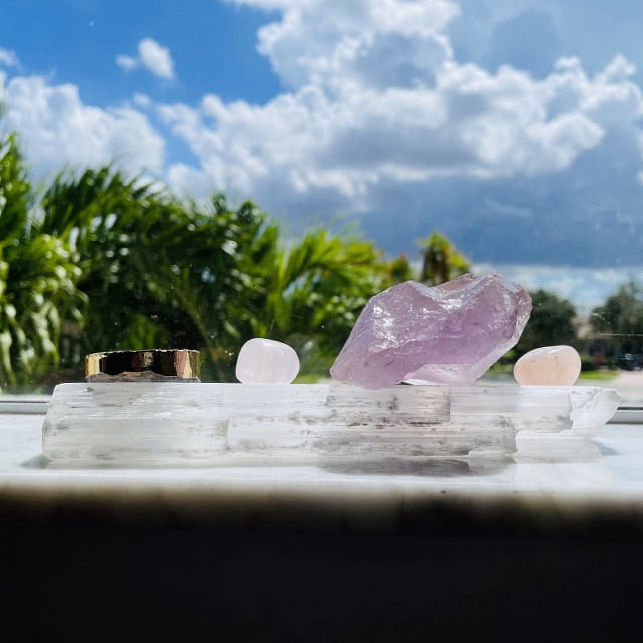 White Selenite Crystal Stick 7-8.5" Healing Stone