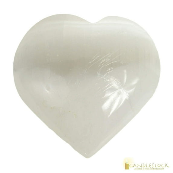 Selenite Heart - Pairs