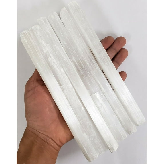 Selenite Sticks - Bulk Wholesale Selenite Wands - 3" 5" & 8"
