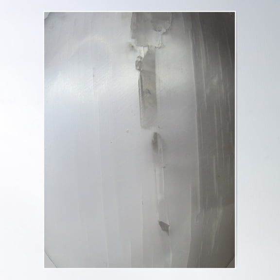 Selenite Stone Poster Wall Art, Modern Wall Decor For Living Room Bedroom, 24x36 UNFRAMED