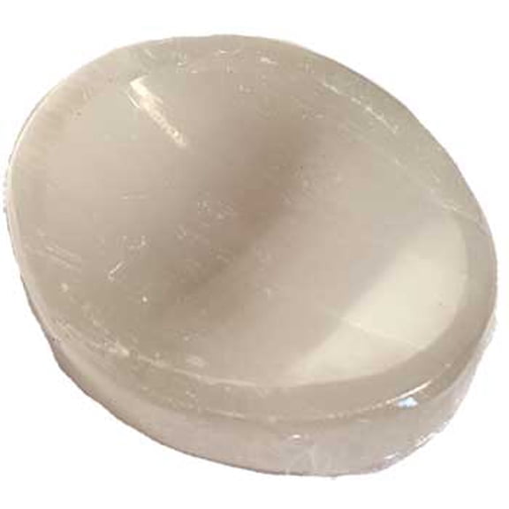 Selenite worry stone