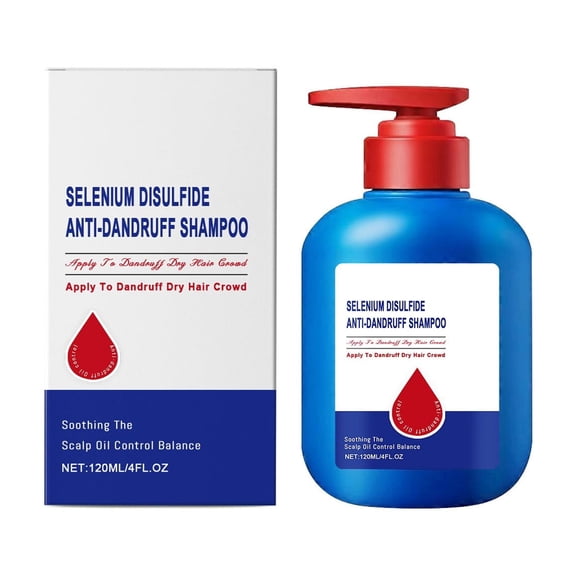 Selenium Disulfide Anti Dandruff Shampoo For Oil Control 120Ml Plastic Bottle