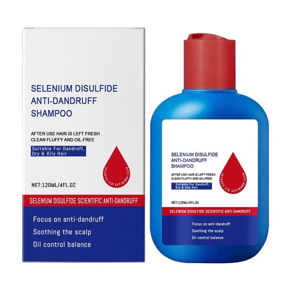Selenium Disulfide Oil Control Shampoo For Dandruff Itch 120Ml Plastic Bottle