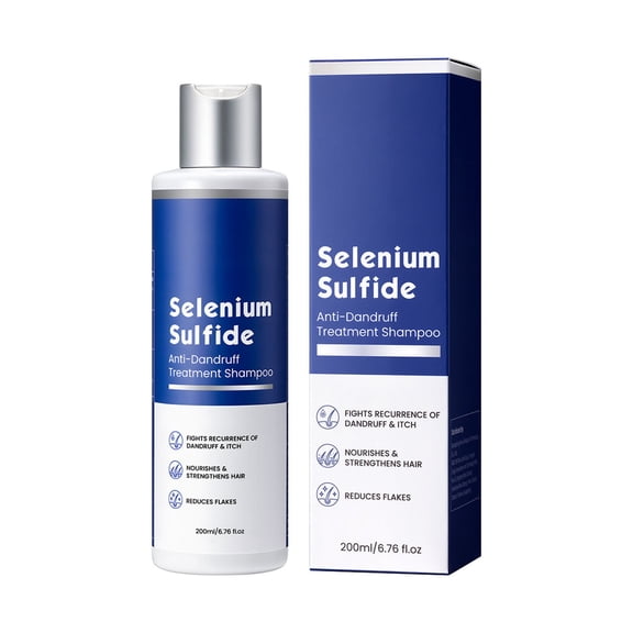 Selenium Sulfide Anti Dandruff Shampoo For Itchy Scalp 200Ml Plastic Bottle