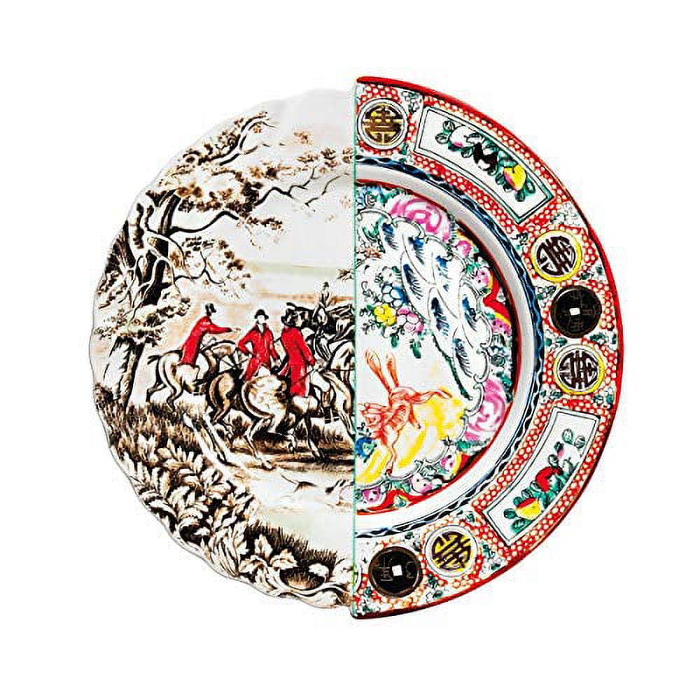 Seletti Hybrid - Flat plate Eusapia Multicolor - Eusapia