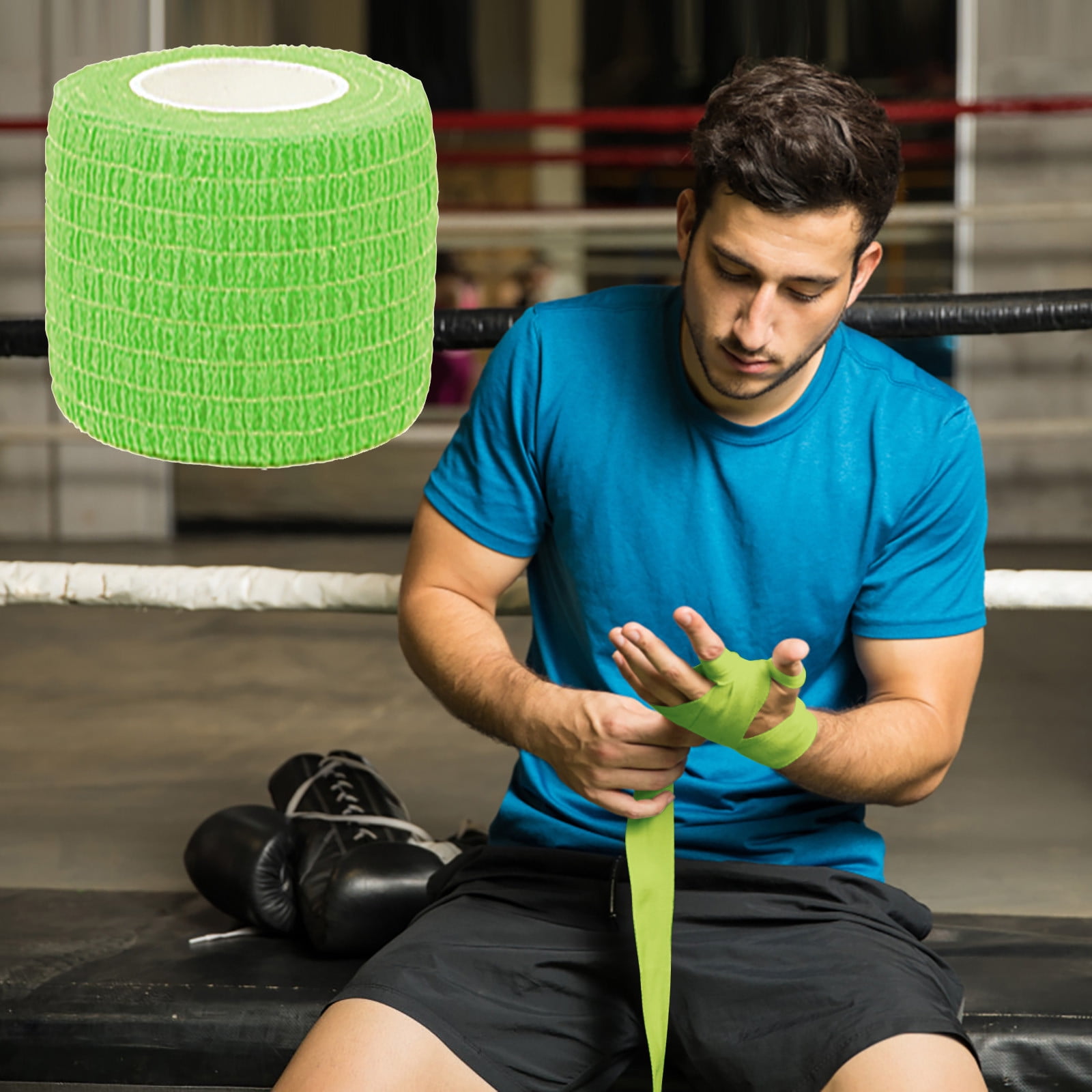 Self Adherent Wrap Bandages 2 Inches 4.5M Tape Elastic Self Tape