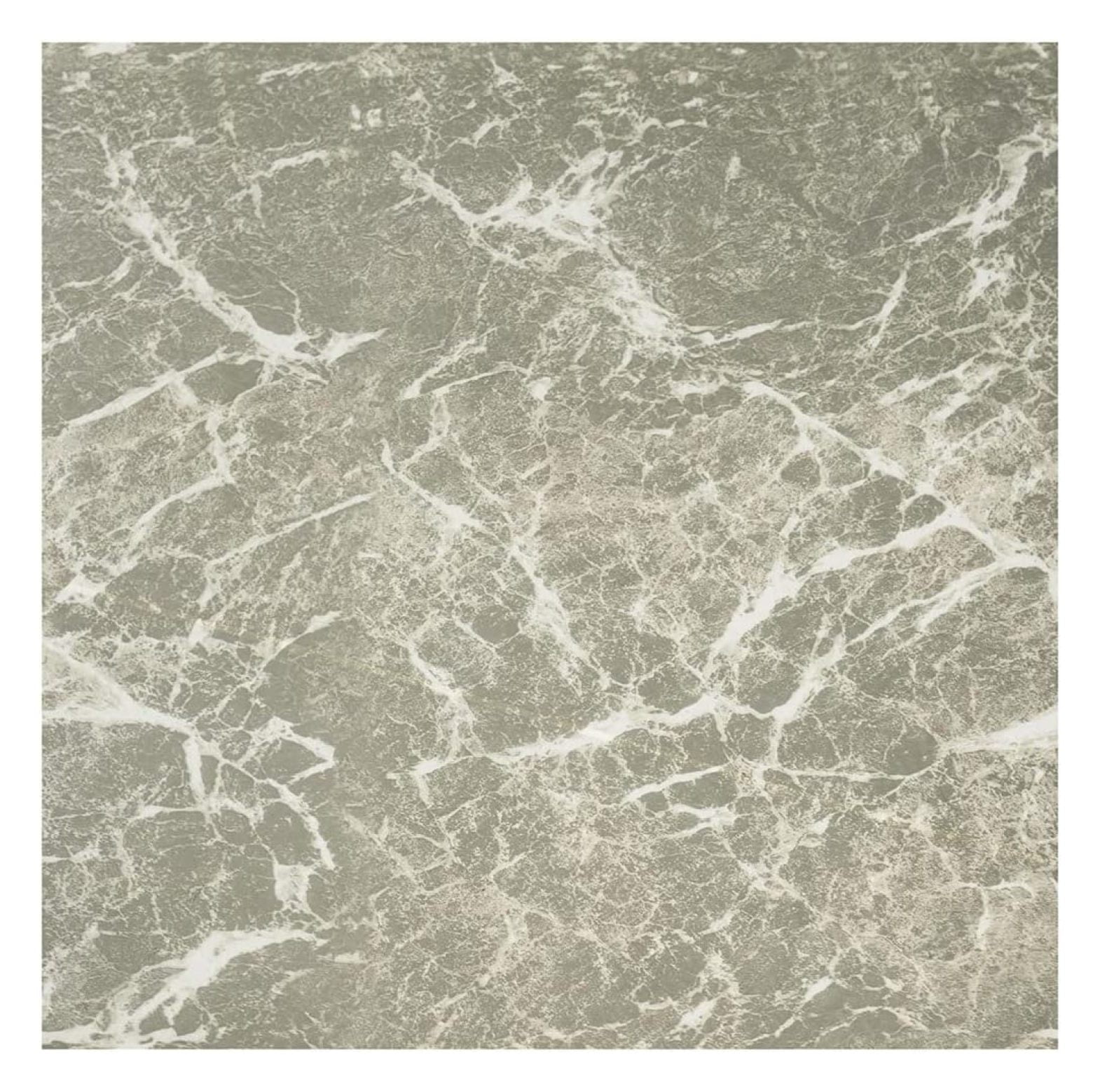 Gray Marble Self-Adhesive 12-Inch Vinyl Floor Tiles, 20-Pack