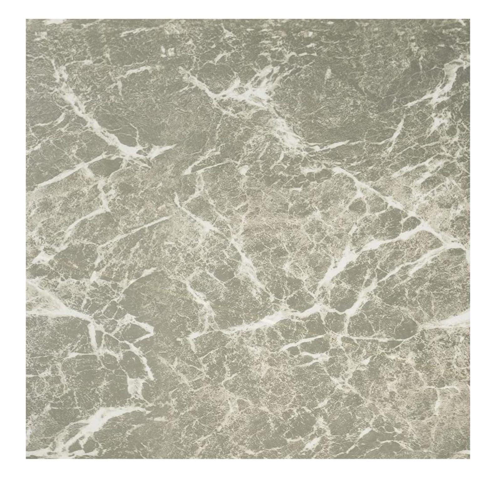 Gray Marble Self-Adhesive 12-Inch Vinyl Floor Tiles, 20-Pack