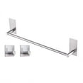 thumbnail image 1 of Self-Adhesive 40Cm Towel Rack & Hook Set - No Drilling, 304 Stainless Steel!, 1 of 9
