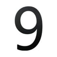 thumbnail image 1 of Self-Adhesive Acrylic Address Numbers - 5.9" Modern Black Door Numbers for Mailbox, Apartment & Office - Complete Set 0-9 for Custom Combinations, 1 of 3