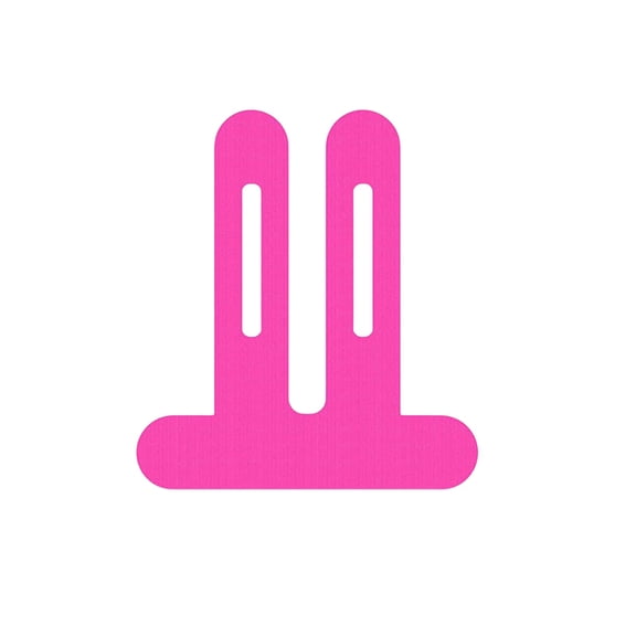 Self Adhesive, Adhesive, Pre-Split Athletic Tape, Knee Band for Knee Pain, Knee Support for Running, Runners Knee Brace, Hot Pink, 10 Pc