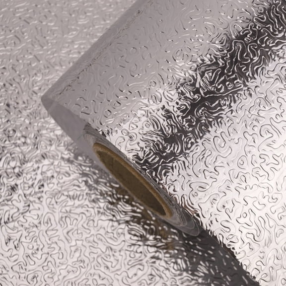 Self-Adhesive Aluminum Foil Kitchen Backsplash Sticker Oil-Proof Liner