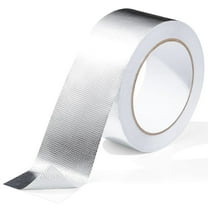 Self-Adhesive Aluminum Foil Tape,Bexikou Insulation Reflective Material High Temp Protection,Insulation Foil Tape for Ductwork, HVAC, Dryer Vent, Seal(Silver,2 inch X 65 ft)