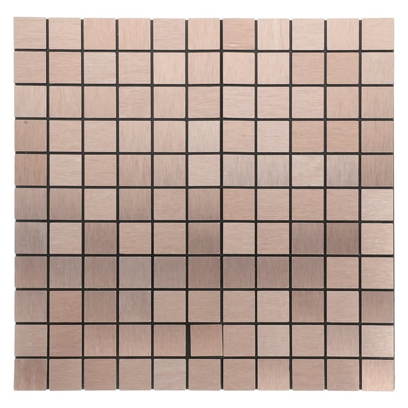 Self Adhesive Aluminum Wall Tiles for Kitchen Bathroom Backsplash Decoration Easy Installation