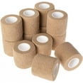 thumbnail image 1 of Self Adhesive Bandage Medical Tape Elastic Bandages Flexible Breathable First Aid Nonwoven Roll Stretching Exercise, Ankle Sprains and Swelling,Sports 2" x 5 Yards,12 Pack, 1 of 5