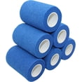 thumbnail image 1 of Self Adhesive Bandage Tape-Self Adherent Stretch Medical Bandage Wrap,Athletic Tape/Vet Tape,3Inch 5Yards-6Count,Sky Blue, 1 of 1