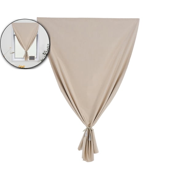 Self Adhesive Blackout Curtains for Kitchen, Office Cubicle Privacy Curtain, Portable Temporary Curtains for Bedroom Home Office RV Camper Living Room