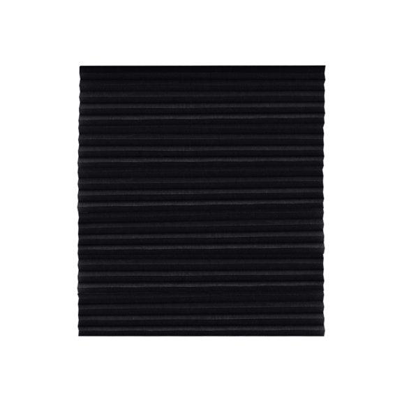 Self Adhesive Blinds, 35X59 In, Black, 1 Pc, Adhesive Pleated Blinds, Light Filtering Blinds, Temporary Blinds for Windows, Privacy Protection, Sun Blocking, Bedroom Use