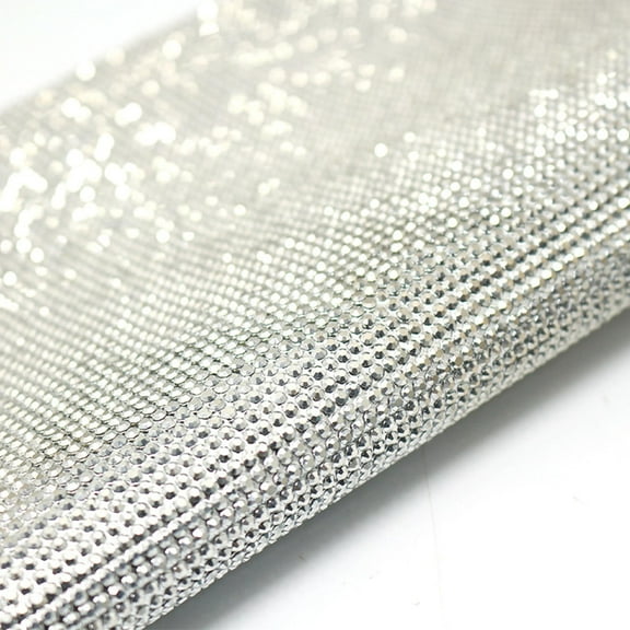 Self-Adhesive Bling Crystal Rhinestone Sticker Sheet Sparkly Diamond Patch For Handmade Craft Interior Ornament Decoration