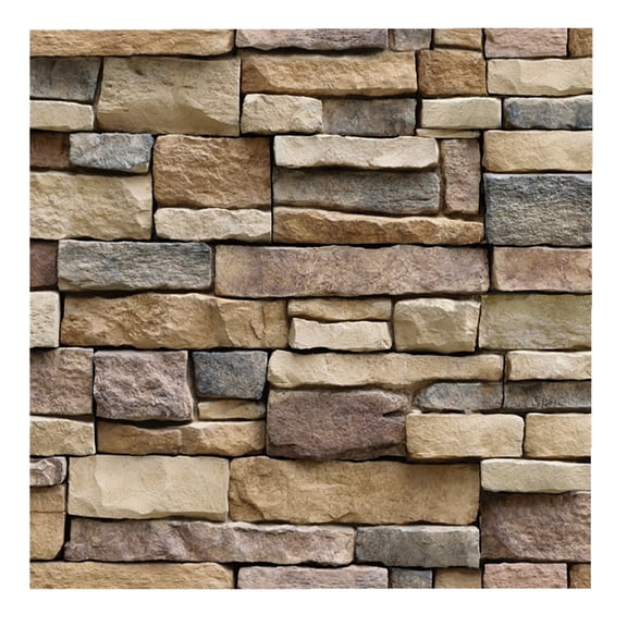 Self Adhesive Brick Stone Texture Wall Sticker Waterproof Removable DIY Home Wall Renovation Decor