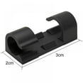 thumbnail image 1 of Self-Adhesive Cable Clips Organizer Drop Wire Holder Cord Management Pack Of 20, 1 of 8