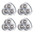 thumbnail image 1 of Self Adhesive Caster Wheels,Mini Swivel Wheels,Appliance Rollers for Kitchen,Mini Swivel Ball Casters,Universal Pulley for Furniture,Storage Bins,Computer Cases,Appliances,1.45X1.45 inch(Z1-Clear), 1 of 9