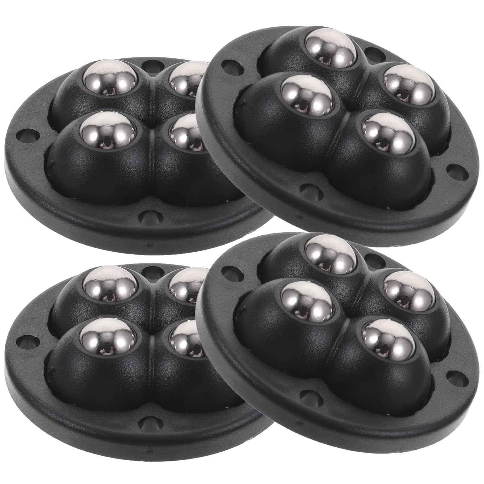 Self Adhesive Casters Storage Bin Case Stainless Steel Toy Wheels Heavy