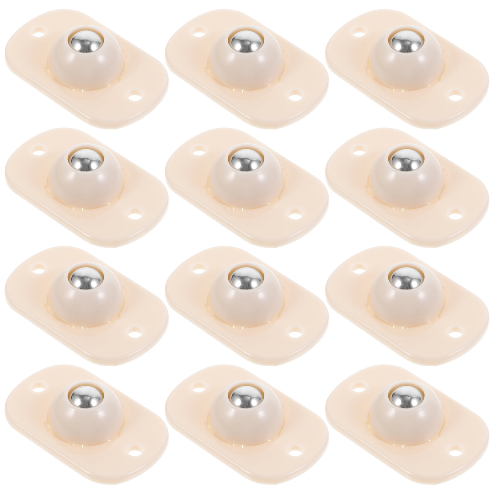 Self Adhesive Casters Wheels Appliance Rollers Abs Steel Garbage Can