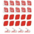thumbnail image 1 of Self Adhesive Clips,Shower Curtain Clips for Home,Cute Decoration Sticky Note Holder,Clear Sticky Clips for Hanging Paper and Poster,Wall Clips for window curtains,24 Pcs, 1 of 9