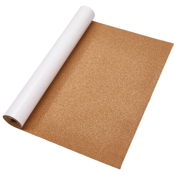 Self Adhesive Cork Roll 47.24 x 15.75 Inch Natural Wood Corkboards Insulation Classroom Wall Decor Bulletin Board SheetDIY