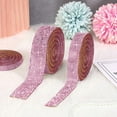 thumbnail image 1 of Self Adhesive Crystal Rhinestone Bling Ribbon Roll, 0.3in x 36in Sparkle Trim for Car Laptop DIY Crafts, Peel and Stick Gemstone Sticker Tape for Home Decor Accessories, 1 Roll, by Preplabs, 1 of 9