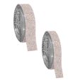 thumbnail image 1 of Jialinnn Self-Adhesive Rhinestone Ribbon DIY 1.8 cm and 1.35 cm 2 Pack, 1 of 9