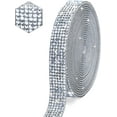 thumbnail image 1 of Self Adhesive Crystal Rhinestone Ribbon Strips, 1 Yard Diamond Ribbon Bling Rhinestone Sticker Rhinestone for Crafts,Wedding,Christmas Part, 1 of 7