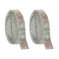 thumbnail image 1 of Self Adhesive Crystal Ribbon, Rhinestone Diamond Bling Stickers for Gift Wrapping, DIY Arts Crafts Projects Decor, Wedding, Party Supplies, 0.55Inches, 1 of 2