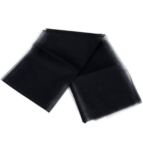 Self-Adhesive DIY Window Screen Mesh Netting, 51x59 Inches Black Replacement Kit for Sliding Doors & Windows | Easy Install No Tools Needed | Reusable Barrier with Sticky Tape
