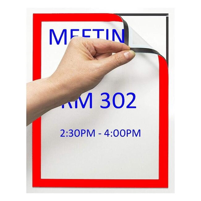 Magneto Adhesive Picture Frame,Red,PK2 P18670 - Walmart.com