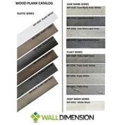 Self-Adhesive Distressed Weathered Rustic REAL Wood Plank Sample Set-WP-SAMPLE
