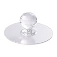 thumbnail image 1 of Self Adhesive Door Handle | No Drill Crystal Cabinet Knob | Transparent Drawer Pull for Wardrobe Kitchen Closet | Easy Install Suction Cup Design | 1 Piece, 1 of 1