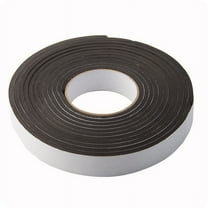 Self-Adhesive EPDM Weather Stripping, 16.5 Feet Long, Foam Door and Window Seal, Noise Reduction and Insulation Strip for Sliding Doors and Windows