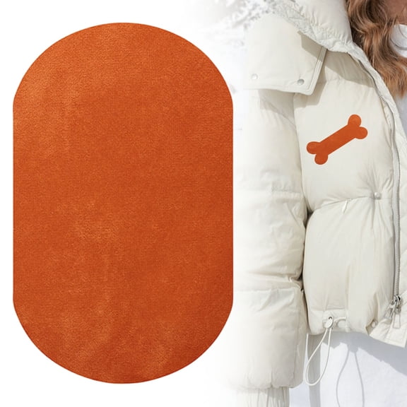 Self Adhesive Fabric Patches, 7.08X4.33" Oval Microfiber Elbow Knee Repair Patches, Lightweight Waterproof Repair for Down Jacket, Raincoat, Sweater, Pants & Outdoor Gear, No Sew DIY Quick Fix