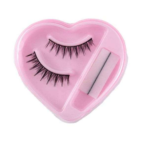 Self-Adhesive False Eyelashes - Natural & Dramatic Styles with Reusable Adhesive Strips, Easy Application for All Skin Types