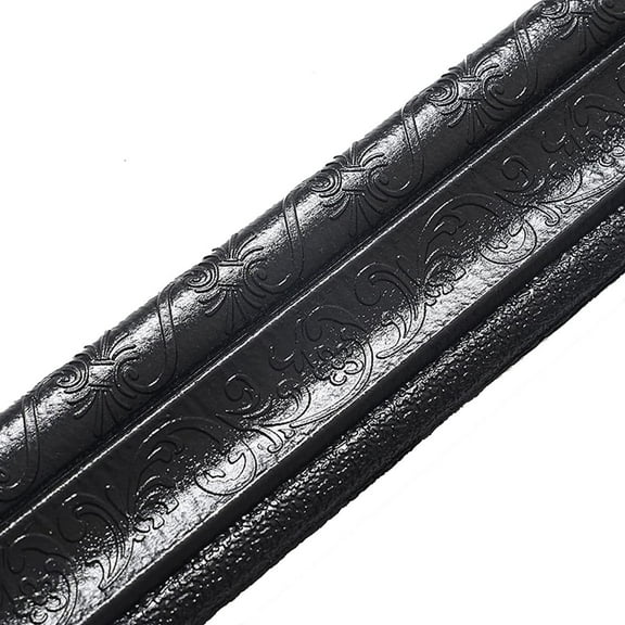 Self Adhesive Flexible Foam Molding Trim 3D Foam Edge Border Wall Sticker Suitable for Mirror Edge, Tv Background Wall, Home Wall Decor 90.5 X 3.1 inches