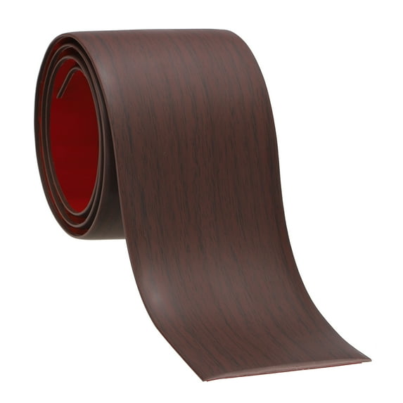 Uxcell Self Adhesive Floor Transition Strip 6.6'x 3" Vinyl Red Oak